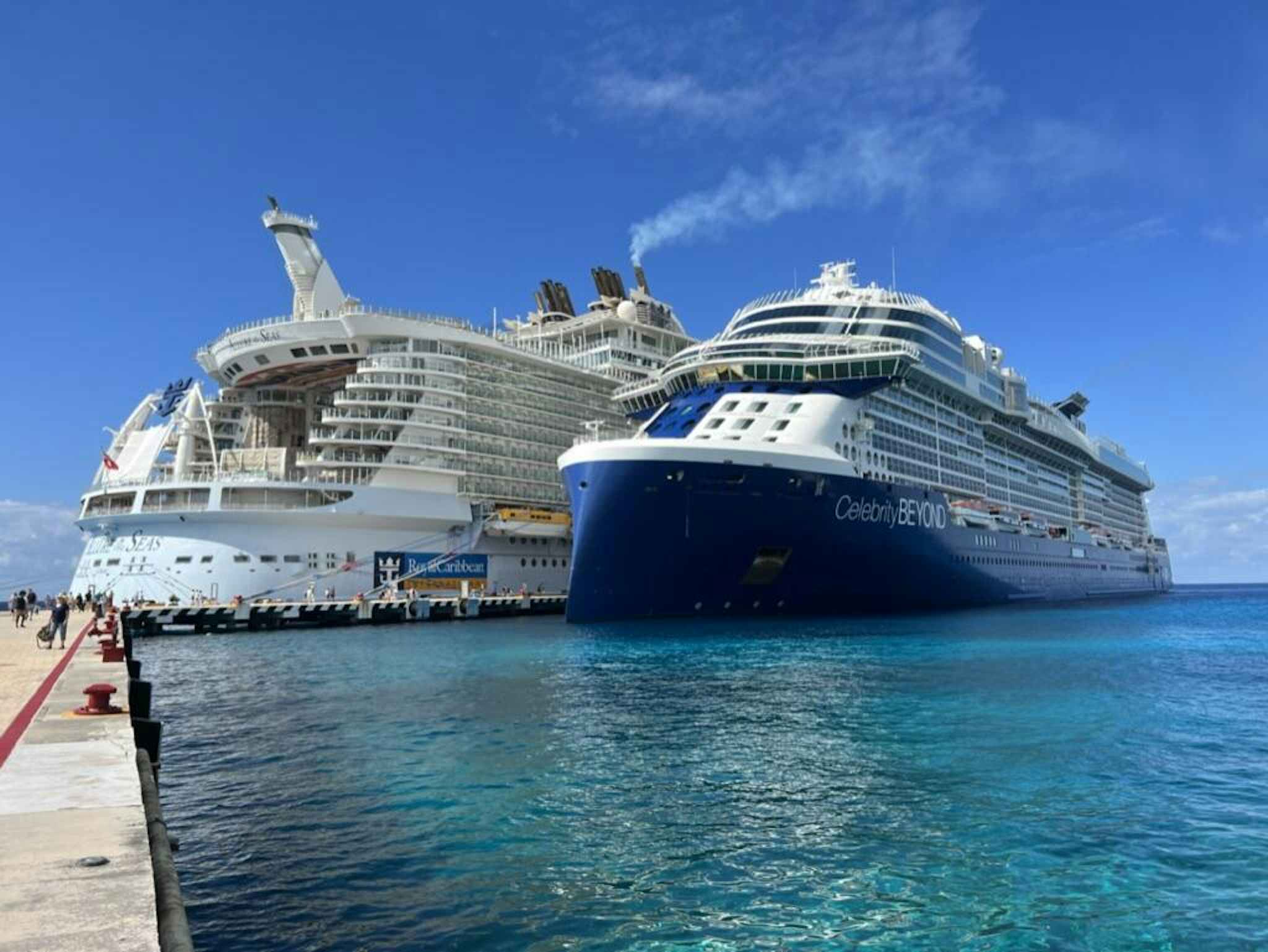 Así lucen los cruceros en Miami | Foto: CNN Así lucen los cruceros en Miami | Foto: CNN