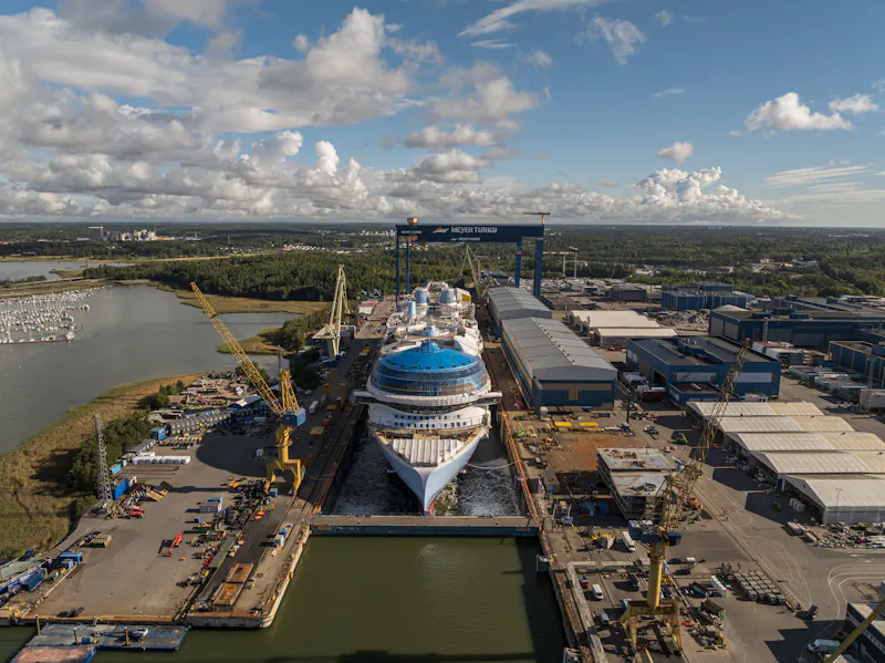 Royal Caribbean’s Hero of the Seas Floated Out in Finland