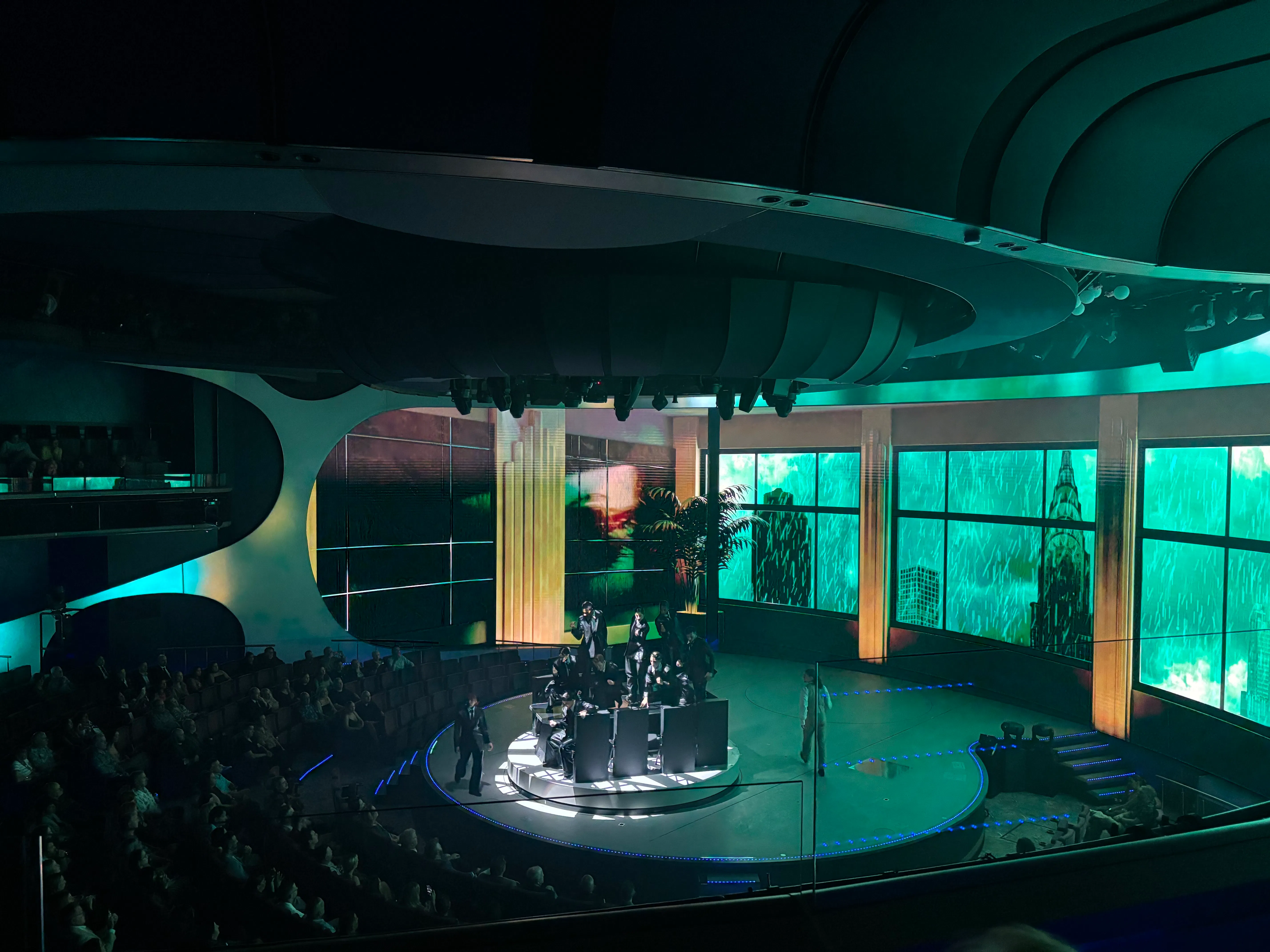 A scene from Between takes on Celebrity Xcel (Photo: Adam Coulter)