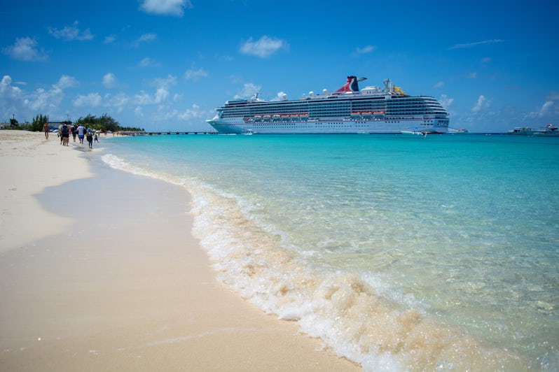 Walk along miles of pristine beach in Grand Turk, steps from your ship (Photo: Aaron Saunders)