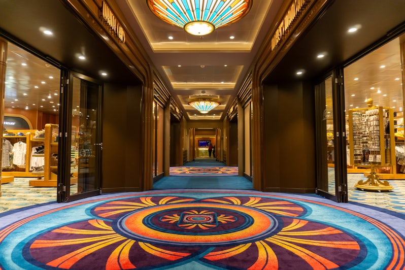 Shops aboard Disney Wonder are located on Deck 4 forward (Photo: Aaron Saunders)