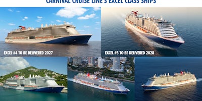 Carnival's fifth Excel-class ship will arrive in 2028 (Photo: Carnival Cruise Line)