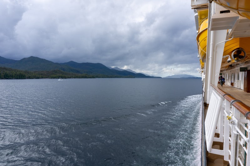 Vancouver departures to Alaska enter the Inside Passage immediately (Photo: Aaron Saunders)