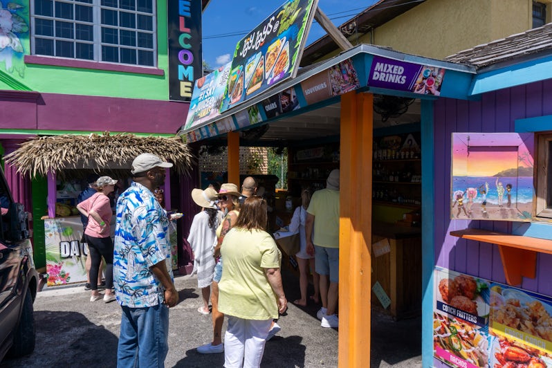 Stopping at a local business for juice and rum tastings, not to mentio fresh Conch (Photo: Aaron Saunders)