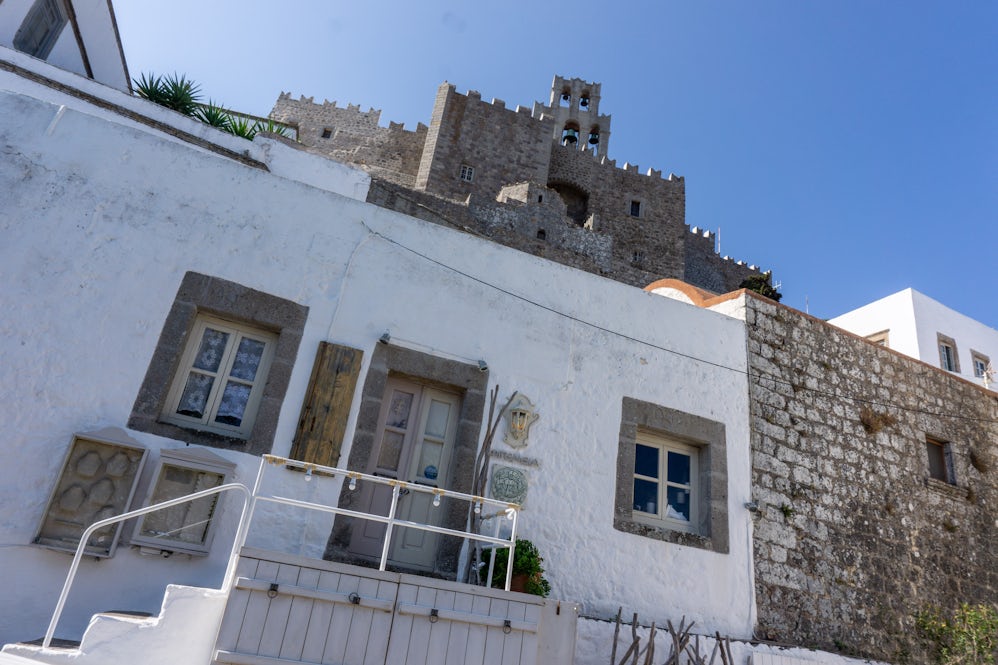 The Monastery of St. John lies high atop the Greek village of Patmos. (Photo: Aaron Saunders)