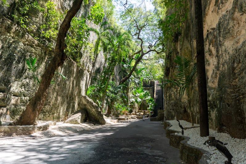 One of Nassau's most impressive sights: the Queen's Staircase (Photo: Aaron Saunders)