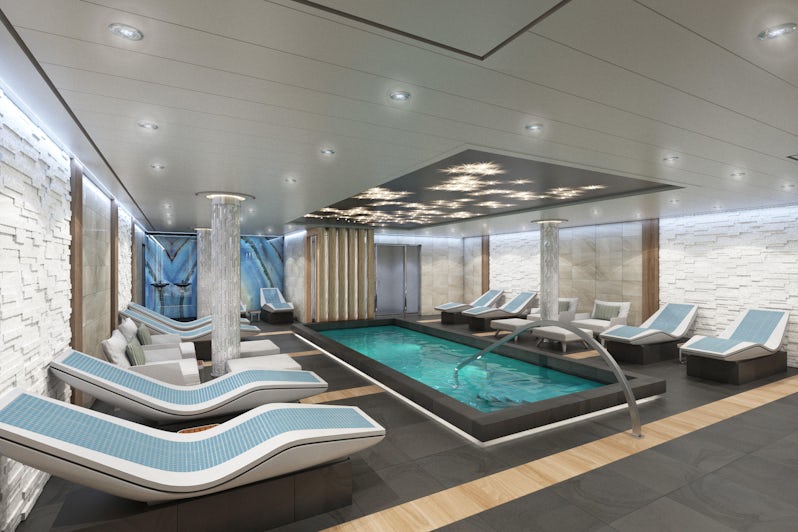 Mardi Gras Cloud 9 Spa Thermal Suite on Carnival (Photo: Carnival Cruise Line) 