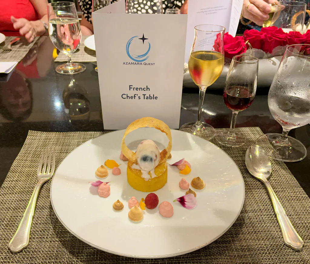 Azamara Chef's Table Menu What Is the Chef's Table on a Cruise?