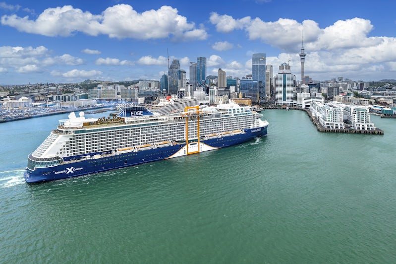 Celebrity Edge made its debut in New Zealand on December 12 2023 the first time an Edge-series ship has been NZ-based