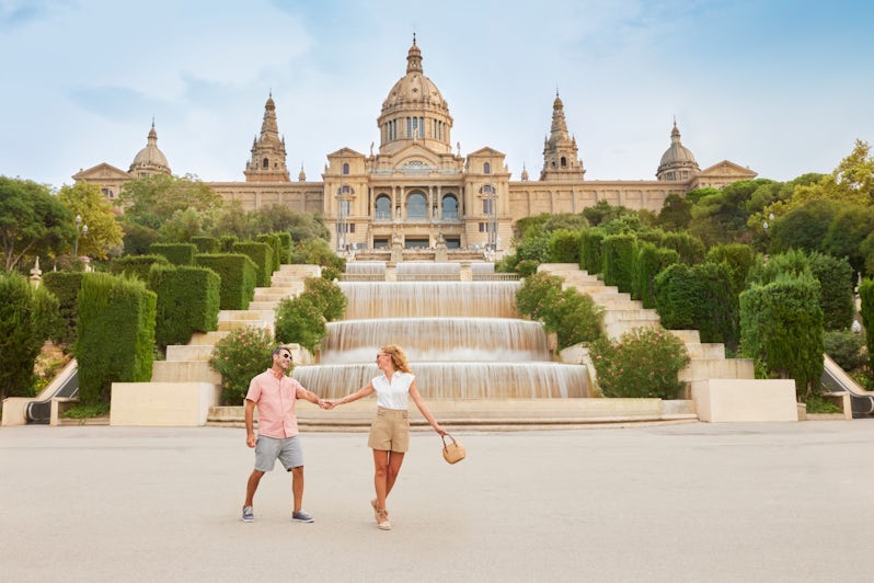 A couple in Barcelona on a NCL shore excursion