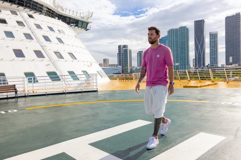 Global soccer icon Lionel Messi (Photo: Royal Caribbean)