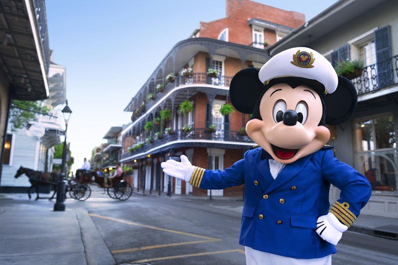 Captain Mickey in New Orleans. (Photo: Disney Cruise Line)