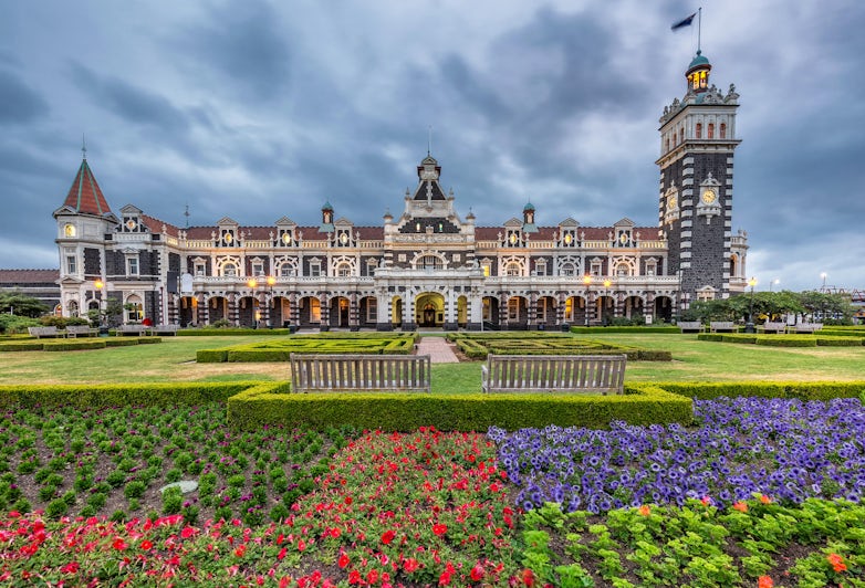 Historic Dunedin Railway Station at South Island of New Zealand (Photo: Ruslan Kalnitsky/Shutterstock)