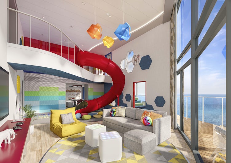 The Ultimate Family Townhouse aboard Icon of the Seas (Rendering: Royal Caribbean)