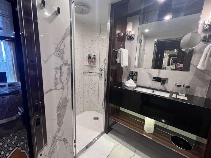 Bathrooms aboard World Navigator are lavishly appointed (Photo: Chris Gray Faust)