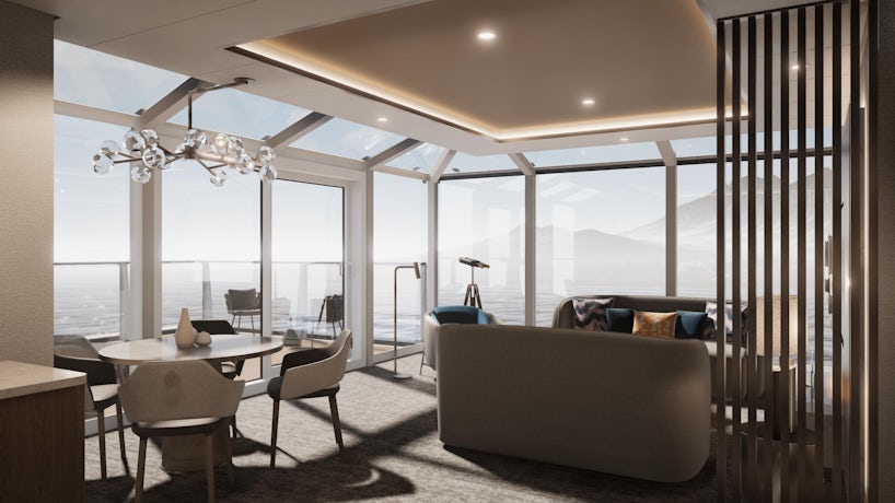 One of the sumptuous new suites to be added aboard Silver Endeavour (Rendering: Silversea)