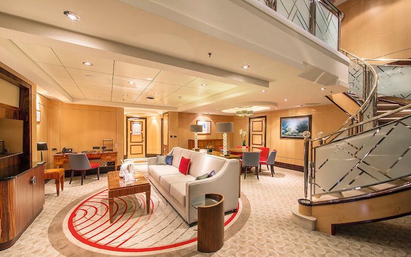 The 7 most impressive suites at sea