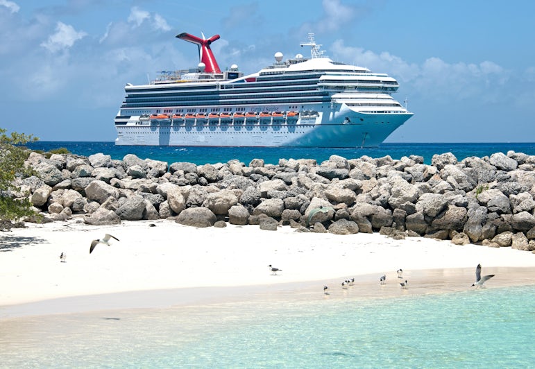 Photograph: Carnival Sunrise at Half Moon Cay - Photography provided by Carnival Cruise Line
