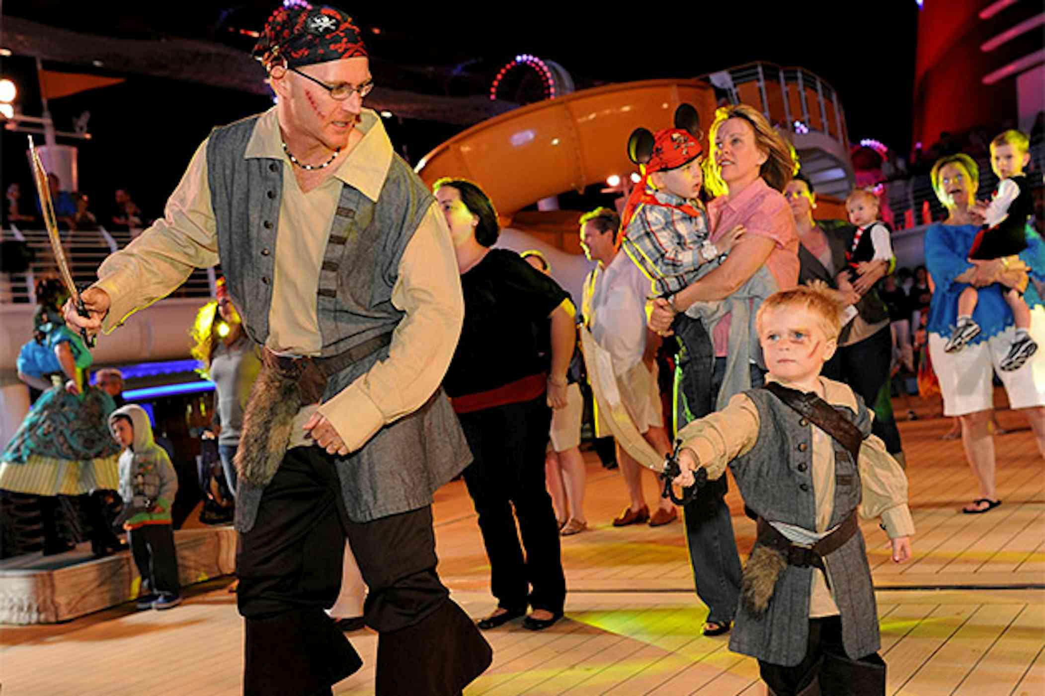 Pirate Night on a Disney Cruise - Plowing Through Life