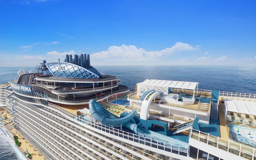 Rendering of Norwegian Prima top deck (Photo/Norwegian Cruise Line)