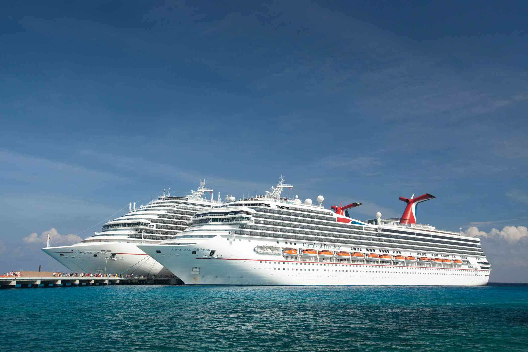 What is the average capacity of a cruise ship?