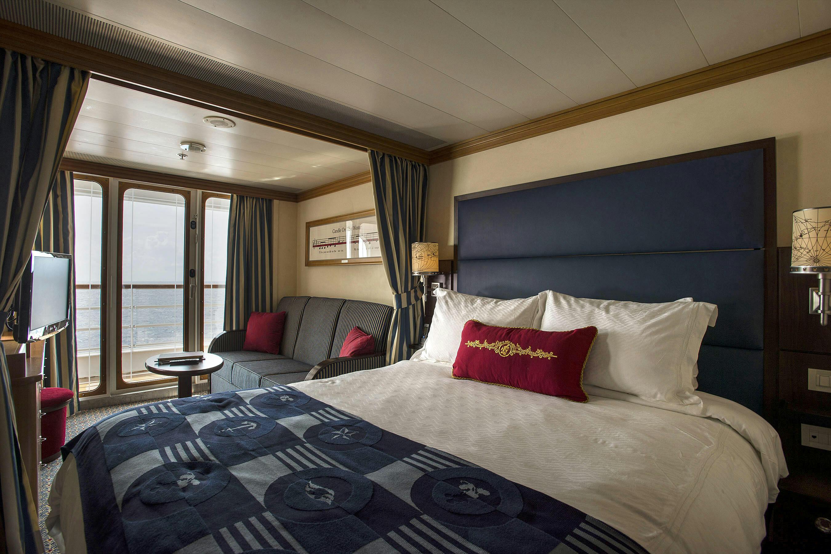 Luxurious staterooms and suites aboard Disney Wonder. [Courtesy Cruise Critic / The Independent Traveler, Inc.]