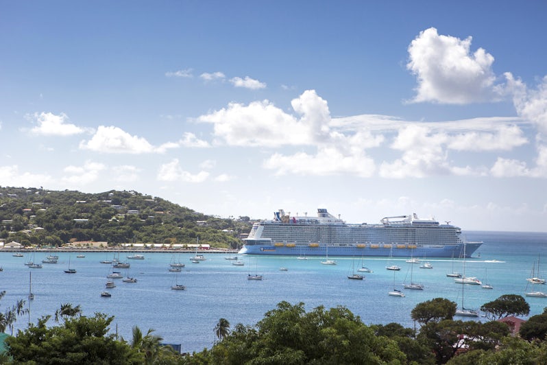 Quantum of the Seas Docked in St. Thomas (Photo: Royal Caribbean International)