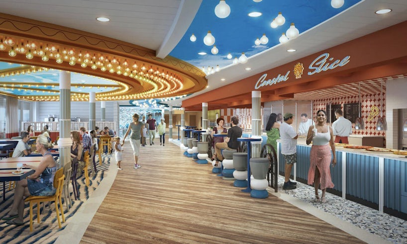 The new Shores zone aboard Carnival Jubilee (Rendering: Carnival Cruise Line)