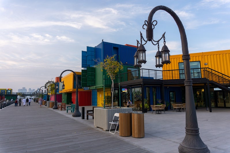 Doha's Box Park is made up of repurposed shipping containers (Photo: Aaron Saunders)