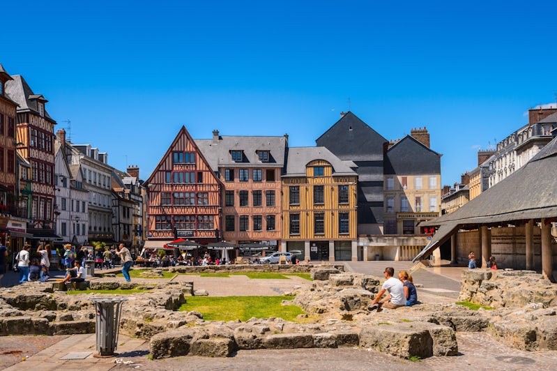 Rouen's Joan d'Arc Square (photo via Shutterstock)