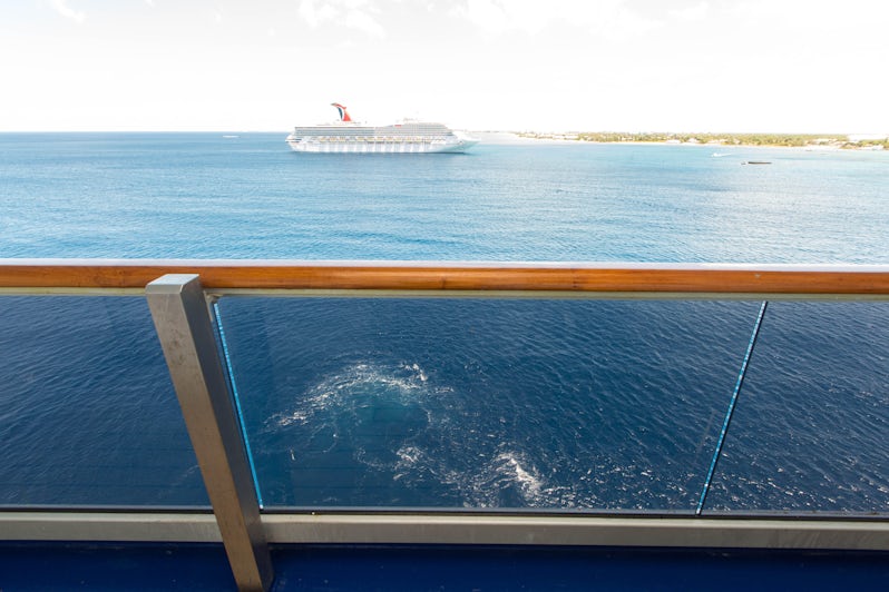 View of the sea from a balcony cabin on Carnival Freedom (Photo: Cruise Critic)