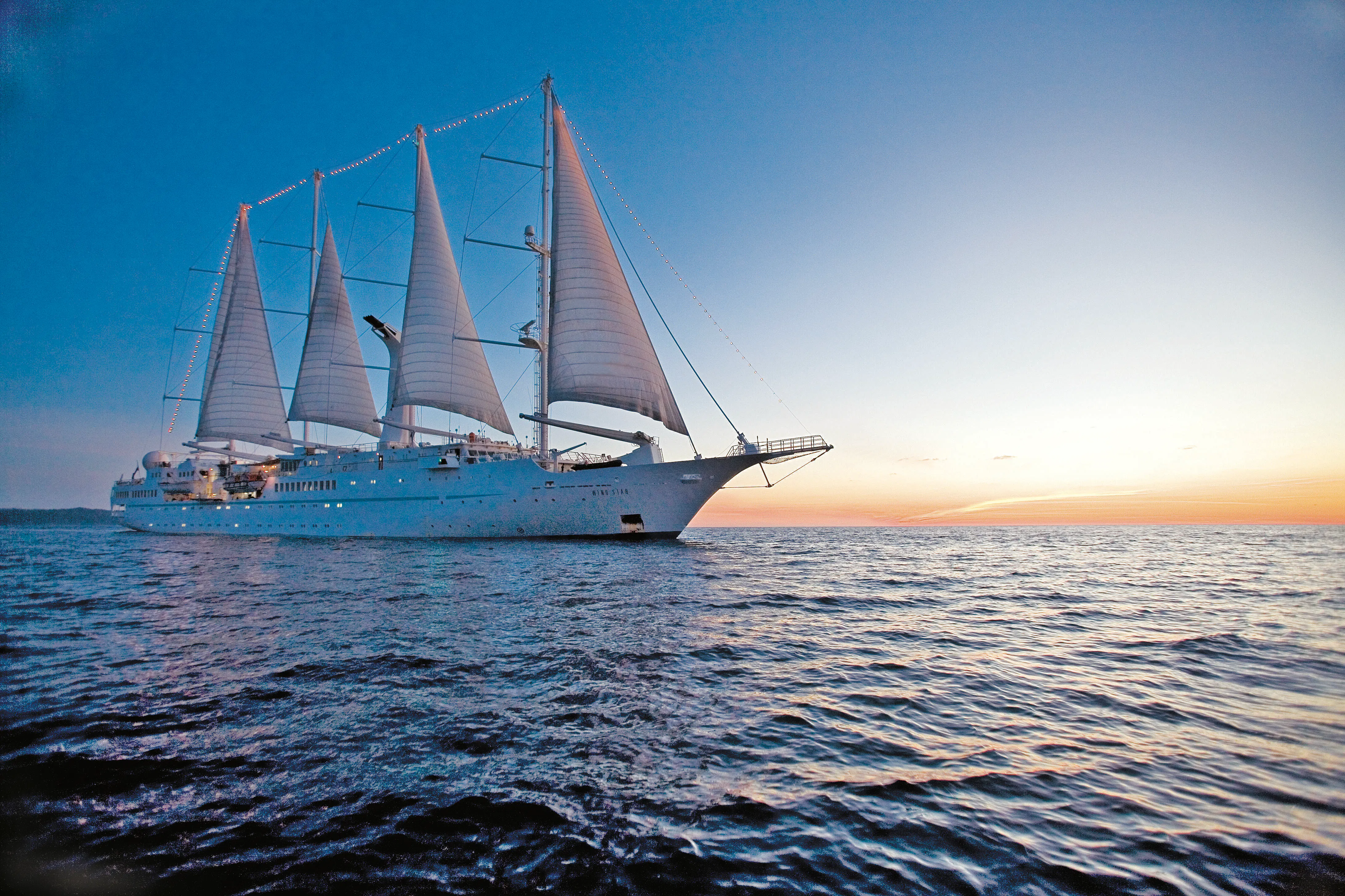 Wind Star at Sea (Photo: Windstar Cruises)