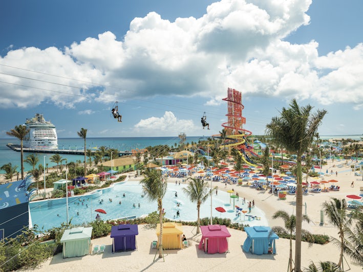 The Thrill Waterpark and Zipline at CocoCay (Photo: Royal Caribbean International)