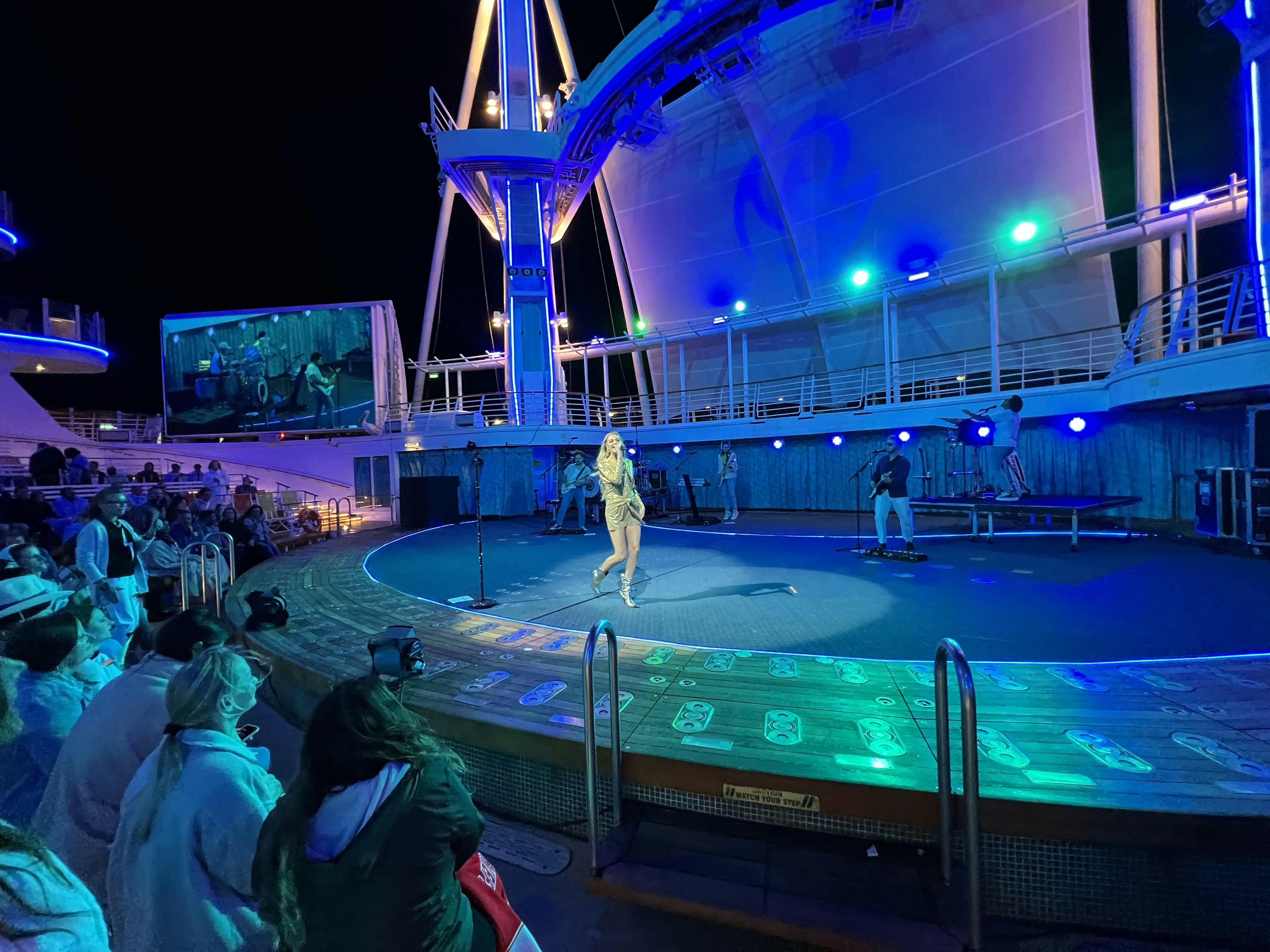 222 Fifth Adelaide Blue & White 11" Dinner Plate - 1