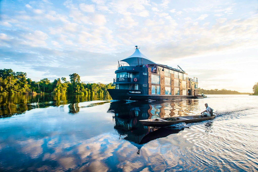 Detect Top Left Point In Image Aqua Expeditions Aria Amazon Cruise Itinerary to South America on ...