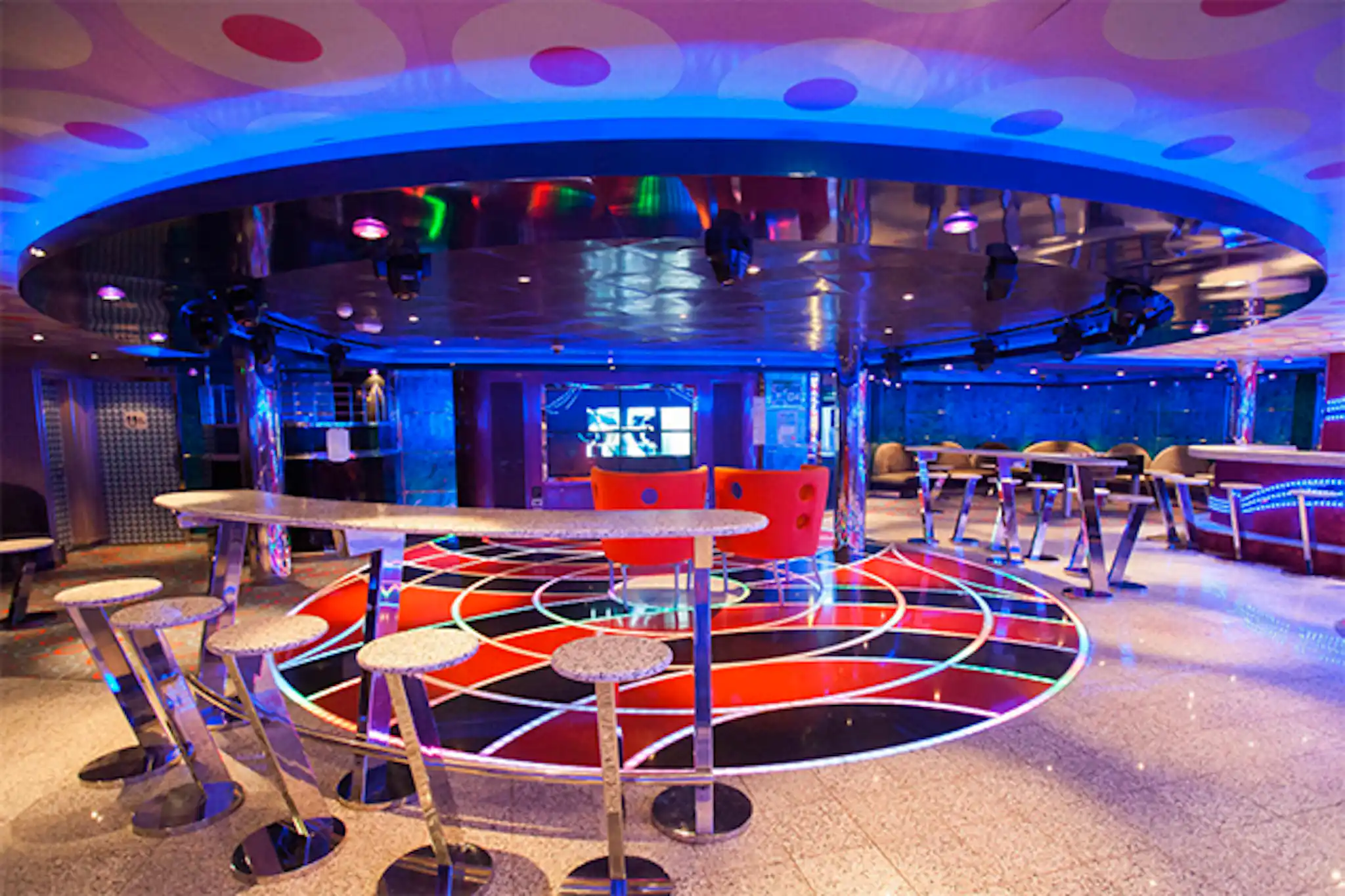Club O2 Sign Club O2: Carnival Cruise Line's Teen Lounge