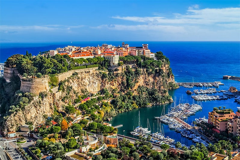 Aerial shot of Monte Carlo