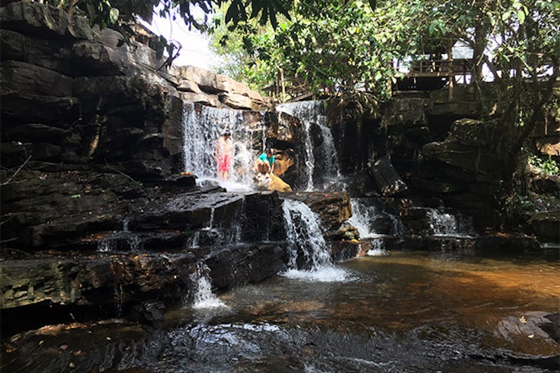 Waterfall in Cambodia