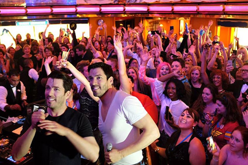 Property Brothers with fans on fan cruise