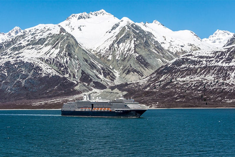 Holland America Line cruise ship in Alaska