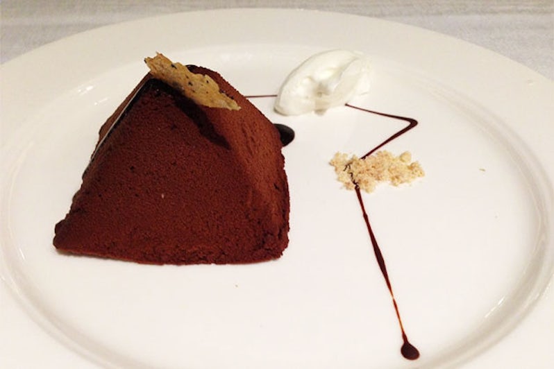  Chocolate dessert from The Restaurant