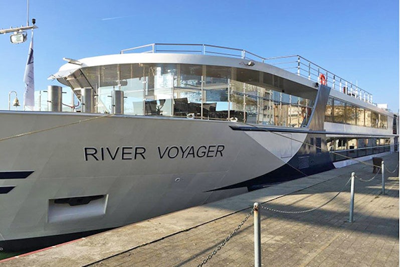 River Voyager docked in Basel port