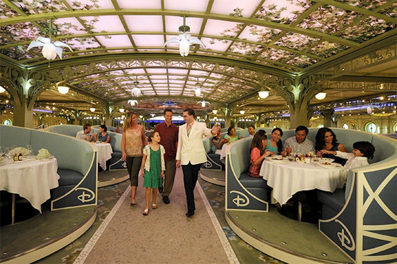 Interior of Disney's Enchanted Garden restaurant