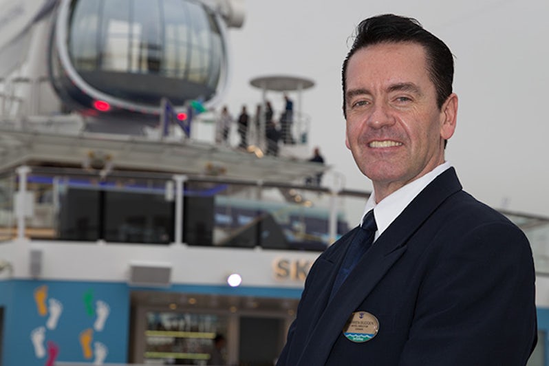 Royal Caribbean International launches Quantum of the Seas, the newest ship in the fleet, in November 2014 Darren Budden, Hotel Director.