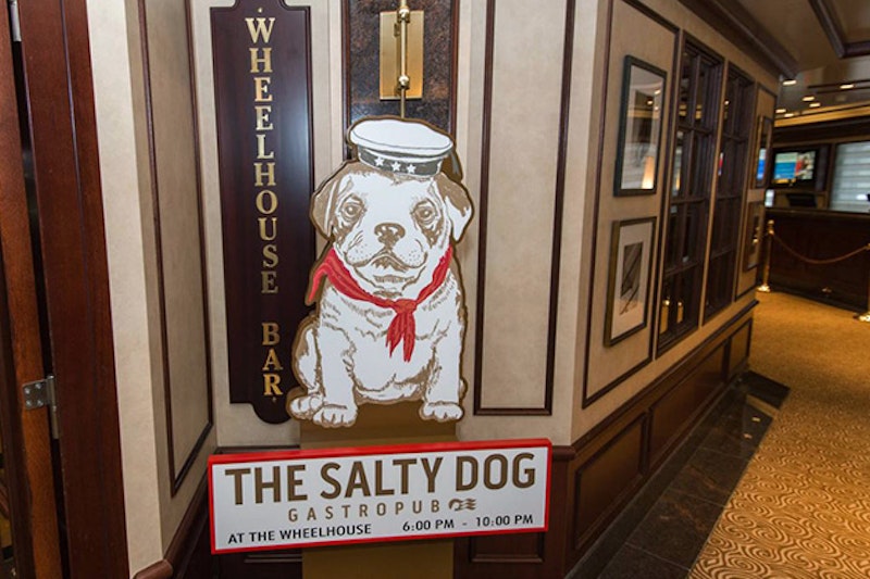 The Salty Dog Gastropub on Princess Cruises