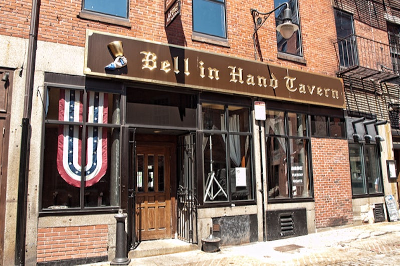 The historic Bell in Hand Tavern