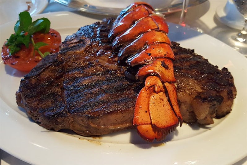 The Polo Grill Surf & Turf - 6oz filet and lobster tail