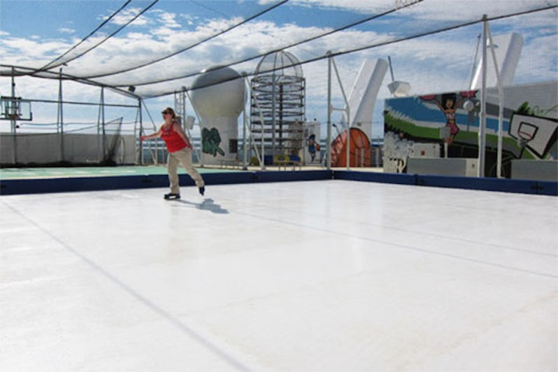 The old ice rink on Norwegian Epic