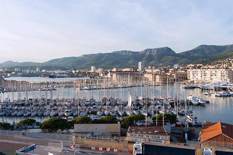 View of Toulon from Viking Star