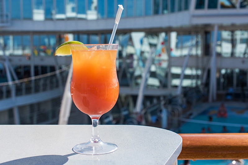 Fruity drink on Oasis of the Seas